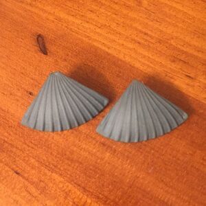 Porcelain earrings, vintage